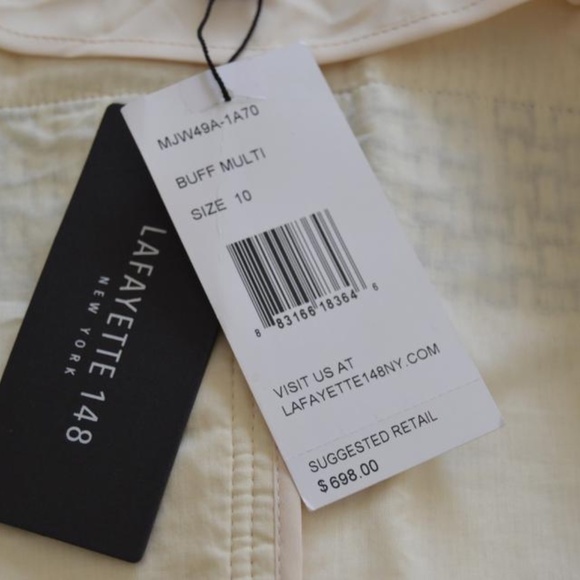🆕🏷️ :Lafayette 148 New York NWT Retail tags at $698 Italian fabric. - Picture 9 of 13